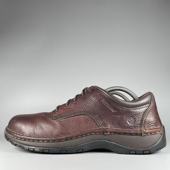 Red Wing 6704 Men’s Size 9.5 Brown Leather Aluminum Toe Oxfords Work Boots GUC - Picture 1 of 9